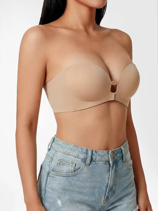 Anti-Slip Push-Up Strapless Bra